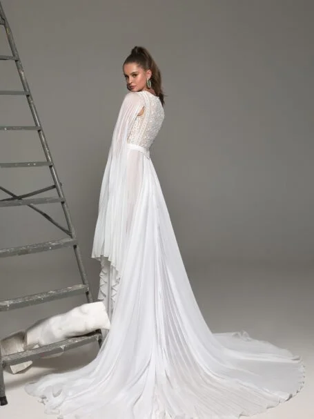 Chiffon wedding dress - exclusive and beautiful | WON Bridal NYC