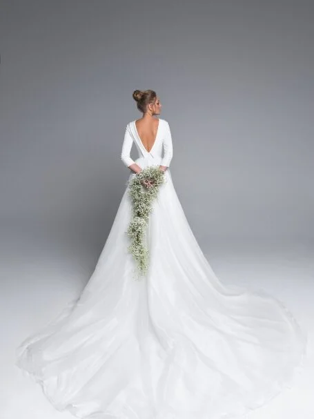 Straight wedding dress «Emma» | WONA