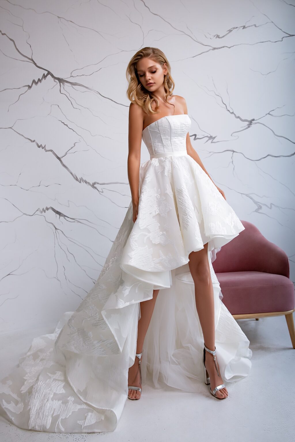 Low back wedding dress «Candy» WONA