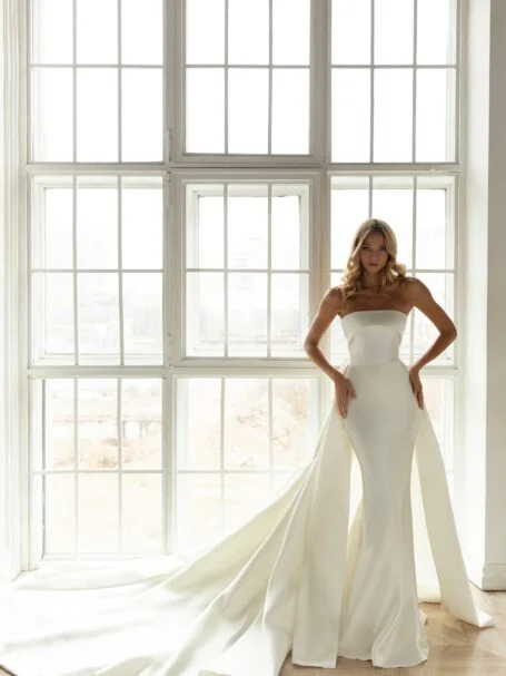 Designer Long Sleeve Wedding Dress | Designer Long Dresses