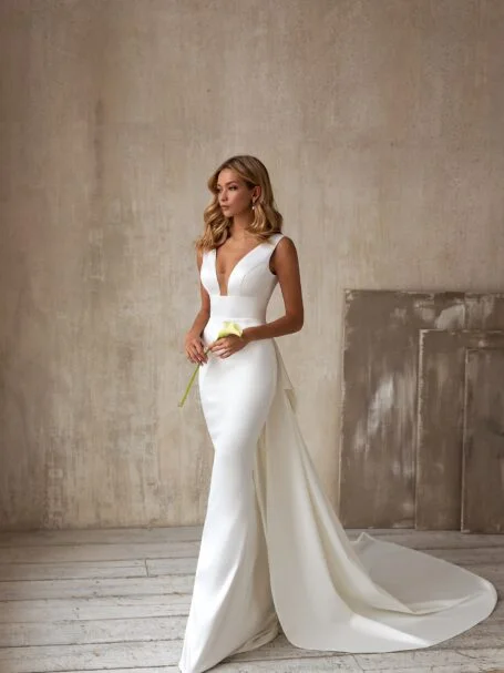 Sheath wedding gown - make an appointment to try on