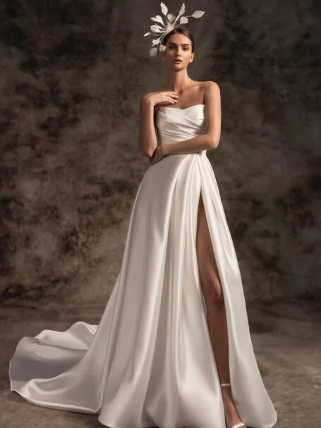 Square Neck Bridal Gowns - Alta Moda Bridal