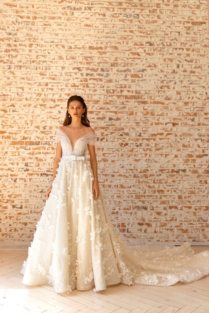 【WONDER WONDER】Reva Tie Dye Printed Shirring Strap Long OP Glimpse 12827 | Wtoo Brides | Wtoo