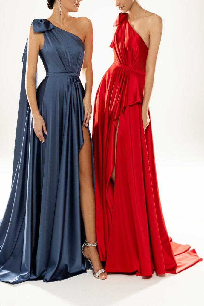 美品 HYKE 23SS W/P VOILE GOWN 231-17377 2 Floor length evening dress «21112» with bow | WONA