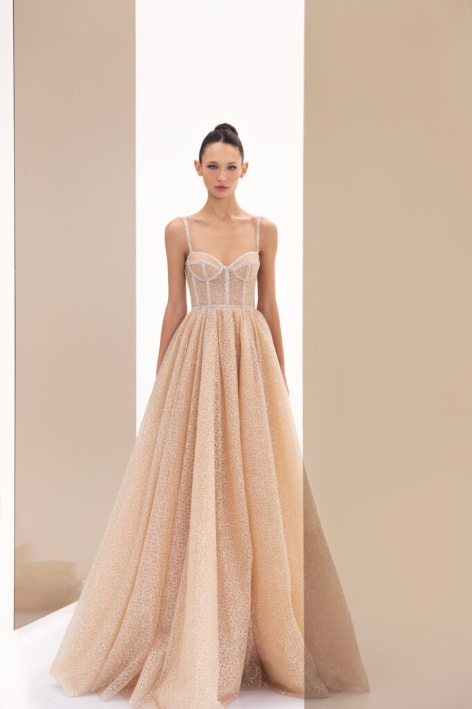 Jovani 23887 Watermelon Embellished One Shoulder Evening