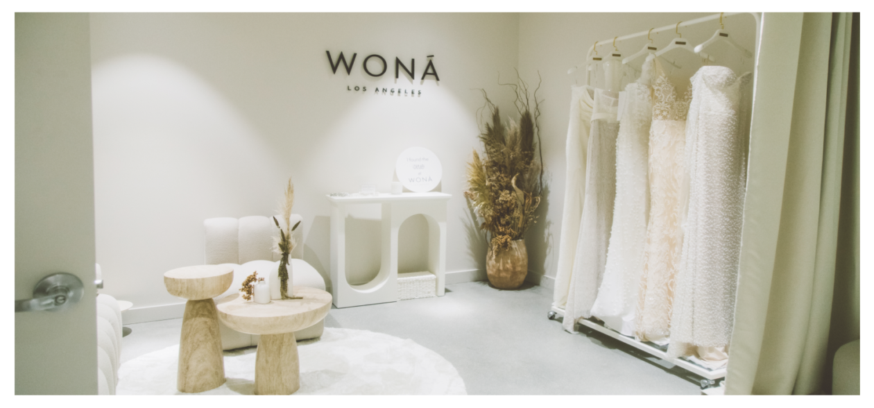 WONÁ Concept opens beverly hills bridal flagship WONA