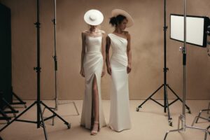 Michelle and rue 1 wedding dress by woná concept from personality collection