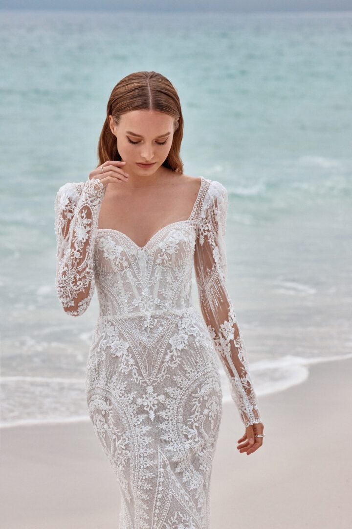 Classy Formal Dresses Pinterest Long Gown Closed Wedding Dress Magnus  With Detachable Overskirt WONA