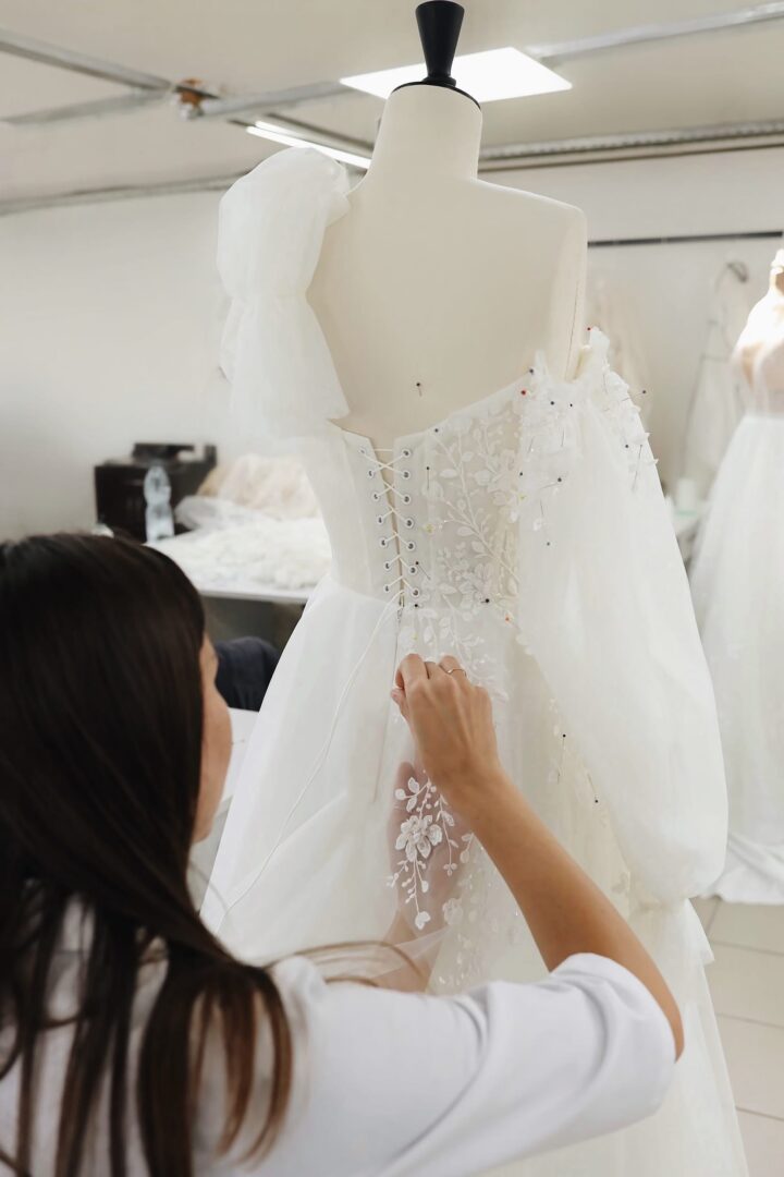 Custom gown tailoring 3