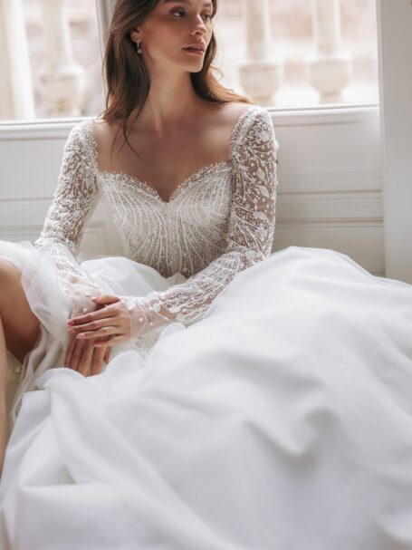 ワンピース [BAU by Bride And You] ANNA Boat neck long dress Designer fashion, Seoul-fully created | W Concept