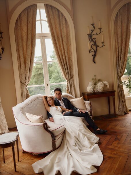 Dainty 4 wedding dress by Eva Lendel from Love Story collection