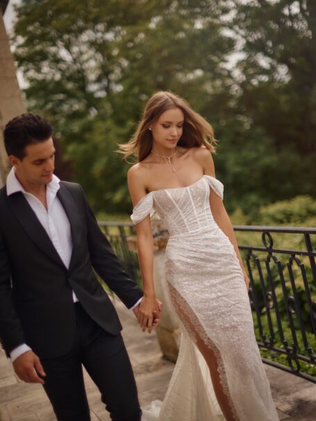 Off the shoulder wedding dresses when you feel a bit cheeky WONA